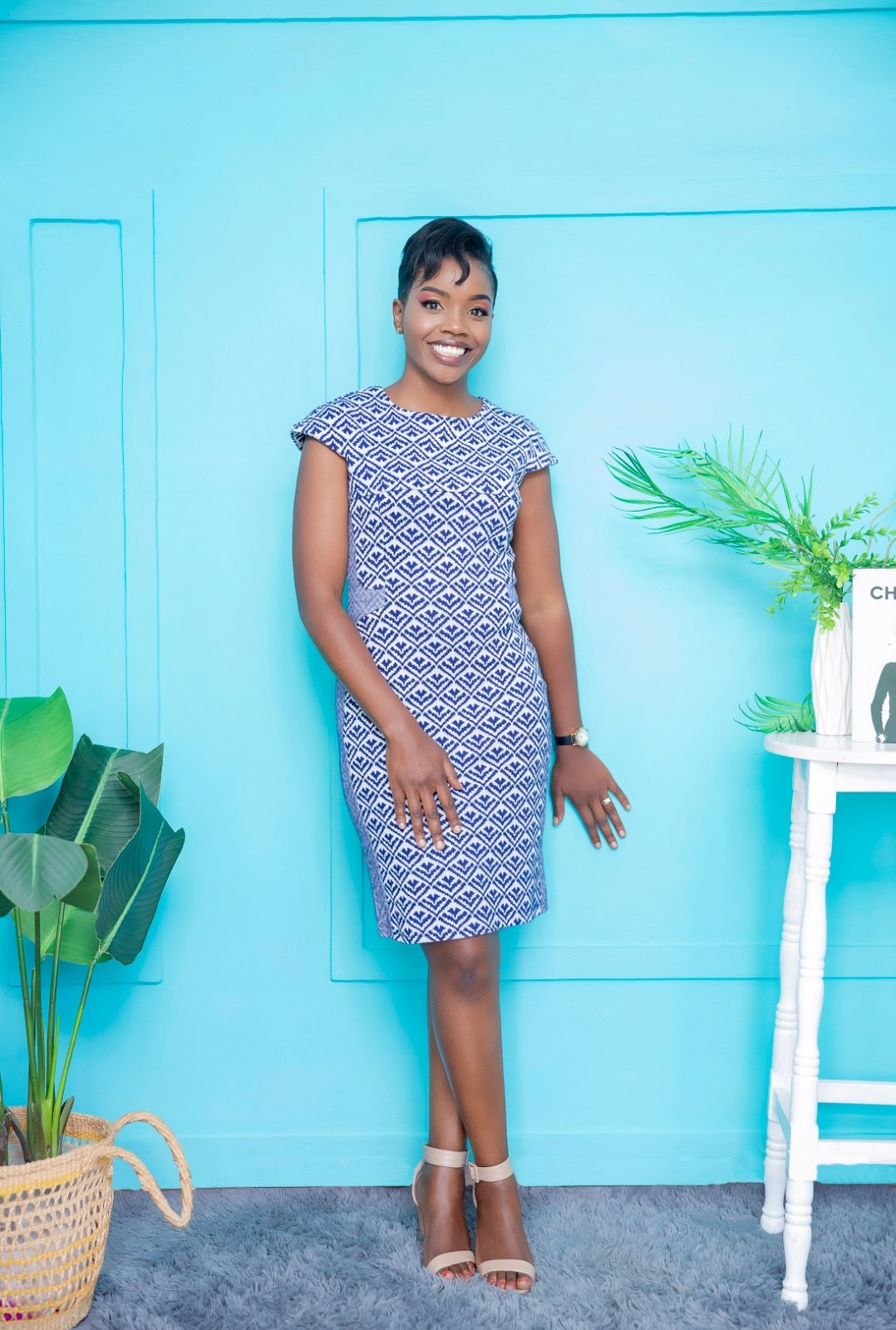 Tina Kwamboka, Founder of Yaara Design Studio, in a formal portrait